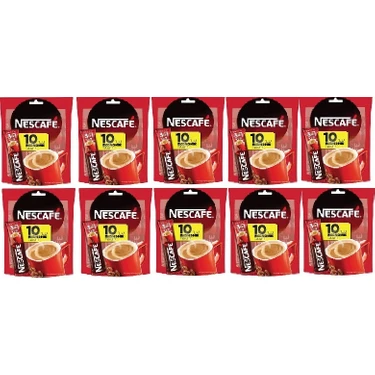 Nescafé 3'ü 1 Arada Original 10'lu Paket 10x17.5