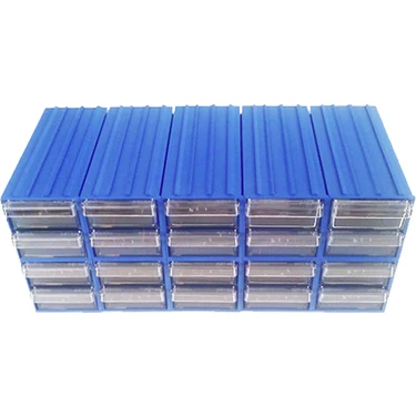 Sembol 300 Plastik Çekmeceli Kutu En Küçük Ebat 20 Çekmeceli 4,6 x 11,7 x 2,4