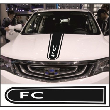 3m Geely Fc Logolu Otomobil On Kaput Seridi Kaput Sticker Fiyati