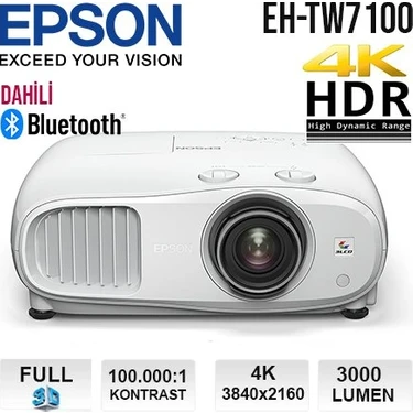【だい】Epson EH-TW7100 Epson Eh-tw7100 4k Projeksiyon Cihazı - Fiyatı, Yorumları