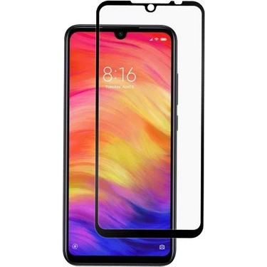 Case 4U Honor 8S - Huawei Y5 2019 Tam Kaplayan Tamperli Cam Ekran Koruyucu Curved Kırılmaz Kenar