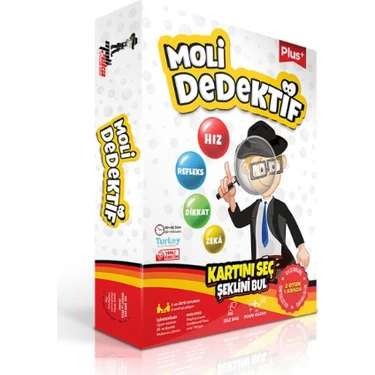 Moli Toys Dedektif Plus 2 Oyun 1 Arada Eğitici, Zeka ve Strateji