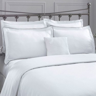 Sarev Solid Cizgili Cift Kisilik Nevresim Takimi V1 Fiyati