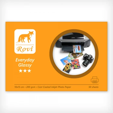 Rovi Everyday Parlak Fotoğraf Kağıdı - 200Gsm - 50Yp -