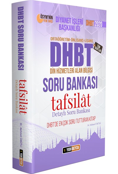 Ddy Yayınları Dhbt 2020 Tafsilat Serisi Tüm Adaylar Soru Bankası
