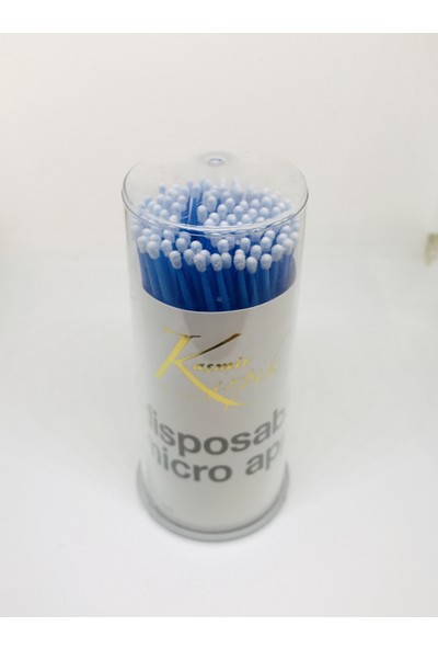 Kaşmir Kirpik Ipek Kirpik, Kalıcı Makyaj Için Microbrush Kirpik Fırçası 100 Adet , Kargo Ücretsiz!