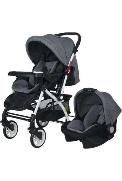 4 Baby Active Travel Sistem Bebek Arabası - Gri