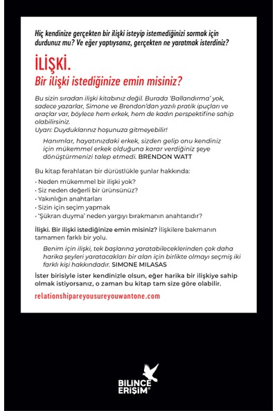 İlişki - Bir İlişki İstediğinize Emin Misiniz? - Simona Milasas - Brendon Watt