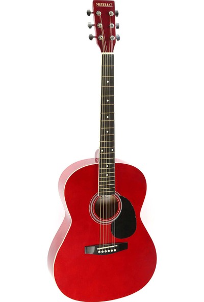 Mitello Akustik Gitar Kırmızı