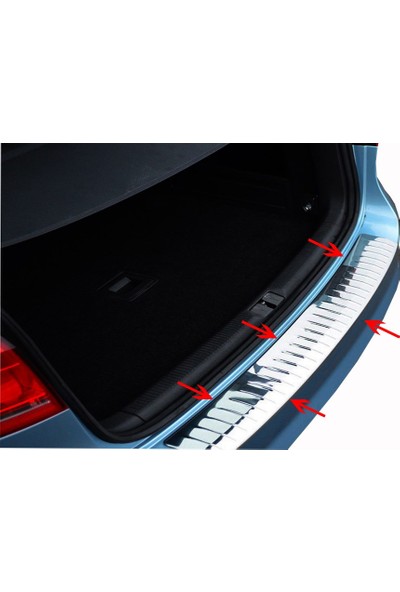 Arabamsekil Volkswagen Passat B7 SW Krom Arka Tampon Eşiği 2010-2015