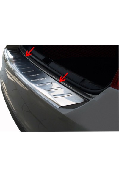 Arabamsekil Skoda Rapid Krom Arka Tampon Eşiği 2014-