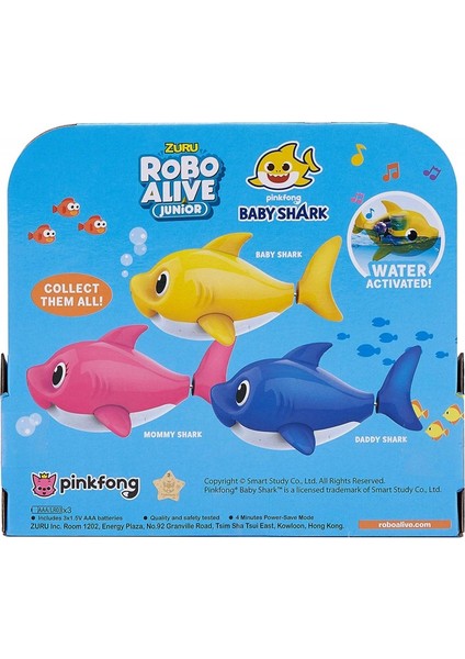 Baby Shark Yüzen ve Sesli Figür modelleri