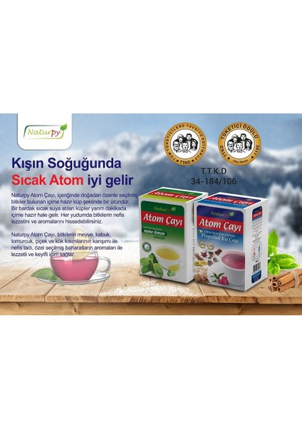 Propolisli Atom Çayı 150 gr