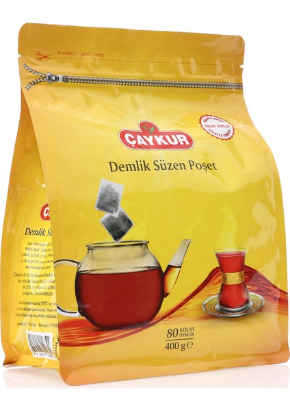 Demlik Poşet Çay 400 gr (80x5gr)