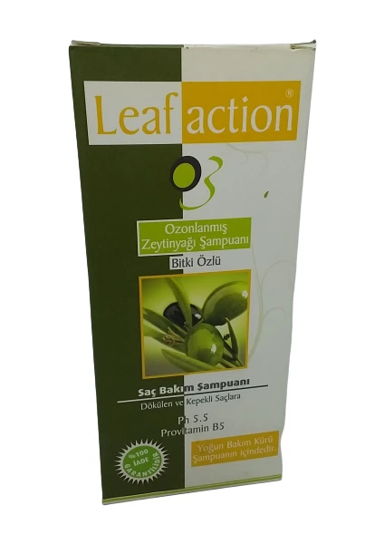 Leaf Action Ozonlanmış Zeytinyağı Şampuan 400 ml