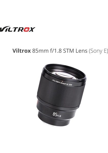 85 mm F1.8 Stm Af Sony E-Mount Uyumlu Lens