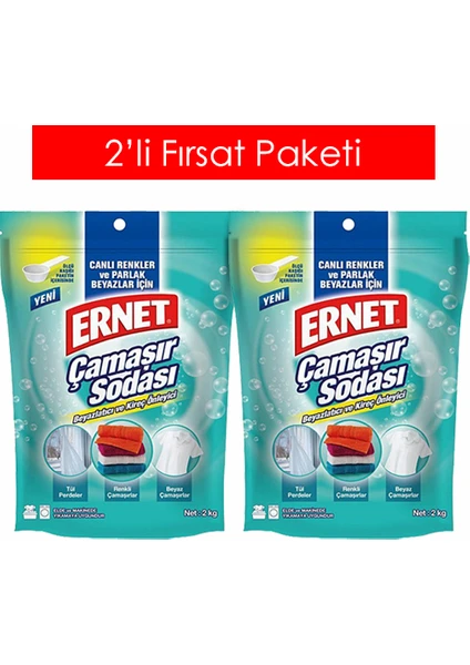 Çamaşır Sodası 2 kg x 2 Adet