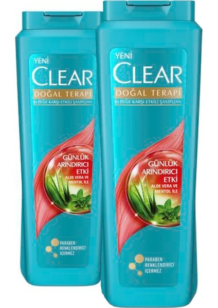 Doğal Terapi Aloe Vera ve Mentollü Şampuan 500 ml x 4