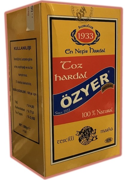 Toz Hardal 500 gr