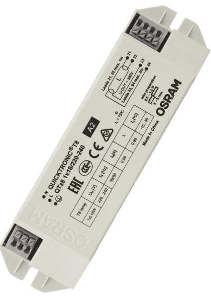 Elektronik Balast 1 x 18 W