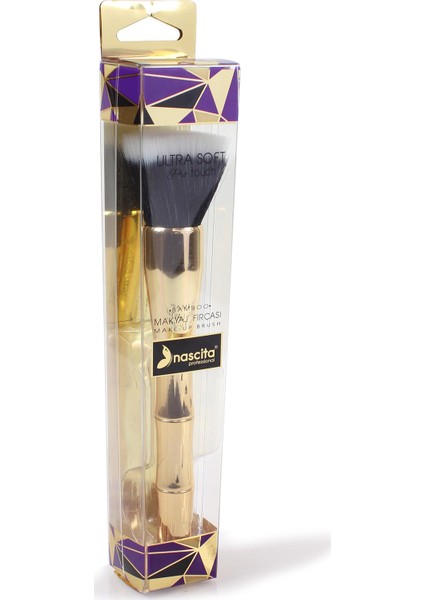 Gold Bamboo Stıpplıng Fırçası Profesyonel Kullanım İçin Şık Altın Renkli fiyatları