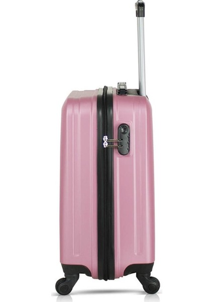 Ruby Abs 2'li Valiz Seti Makyaj + Kabin Boy Rose Gold