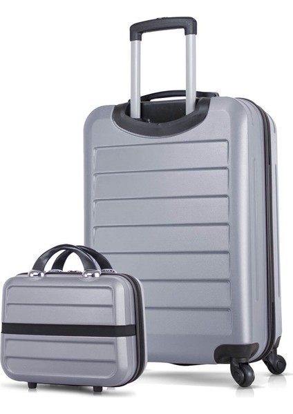 Ruby Abs 2'Li Valiz Seti Makyaj + Orta Boy Gri fiyatları