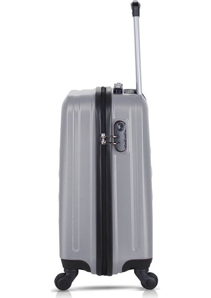 Ruby Abs 2'Li Valiz Seti Makyaj + Orta Boy Gri modelleri