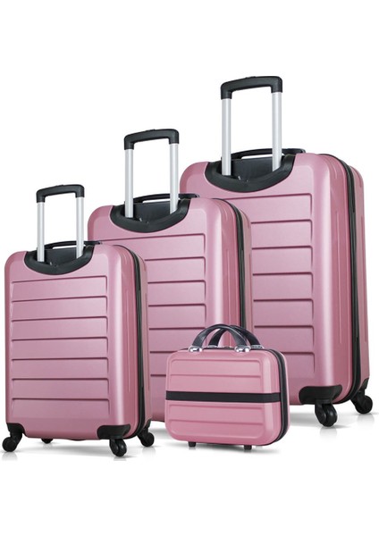 Ruby Abs 4'lü Travel Valiz Seti Rose Gold