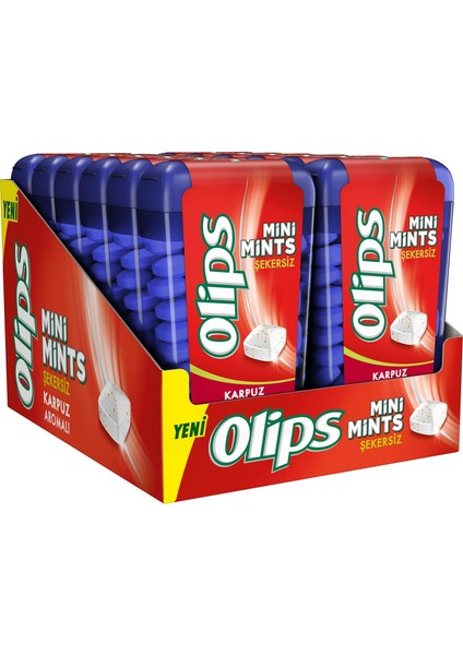 Olıps Mını Mınts Karpuz 12,5 gr 12'li Paket