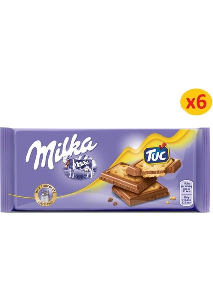 Petit Tuc Tablet Çikolata 87 gr - 6 Adet