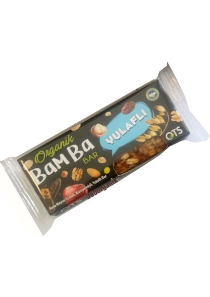 Organik Bamba Bar Yulaflı 30 gr (Şeker Gluten Içermez)