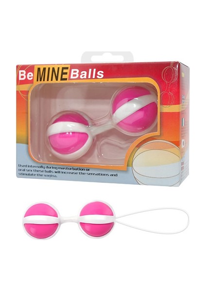 Be Mine 2li Bilyalı Anal Vajinal Zevk Topu Kegel Egzersiz Topları