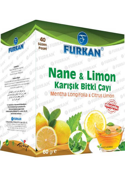 Nane & Limon Çayı Süzen 40'lı