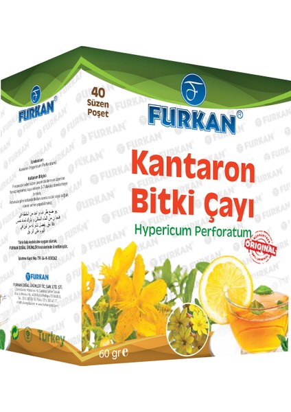 Kantaron Bitki Çay 40'lı