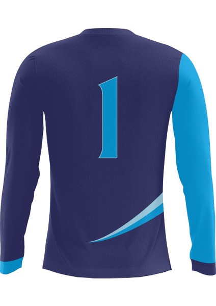 Eagle Mavi Kaleci Forması Sünger Takviyeli Kaleci Kazağı modelleri