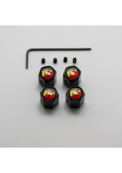 Abarth Sibop Kapağı Alyanlı Model Siyah Renk Çalınmaya Karşı Güvenli