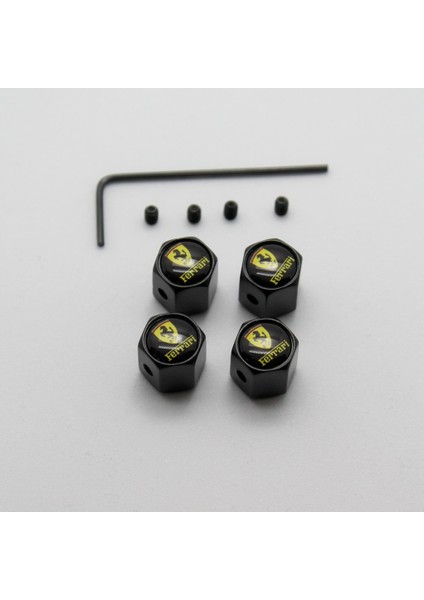 Ferrari Sibop Kapağı Alyanlı Model Siyah Renk Çalınmaya Karşı Güvenli