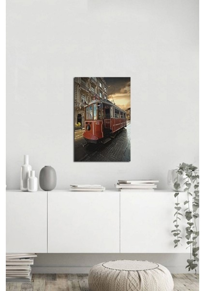 Taksim Tünel Tramvay Fotoğraf Kanvas Tablo