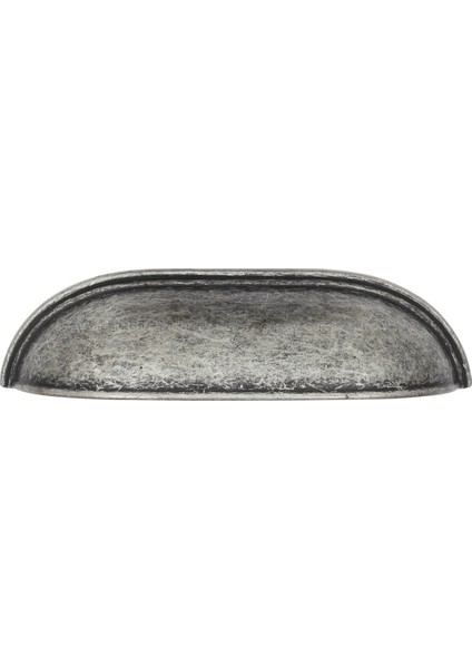 Lüks Çanak Kulp Antik Gümüş 96 mm 2'li