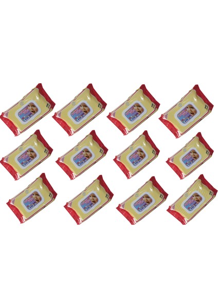 72'li Islak Havlu Mendil 12 x 72 864 Yaprak