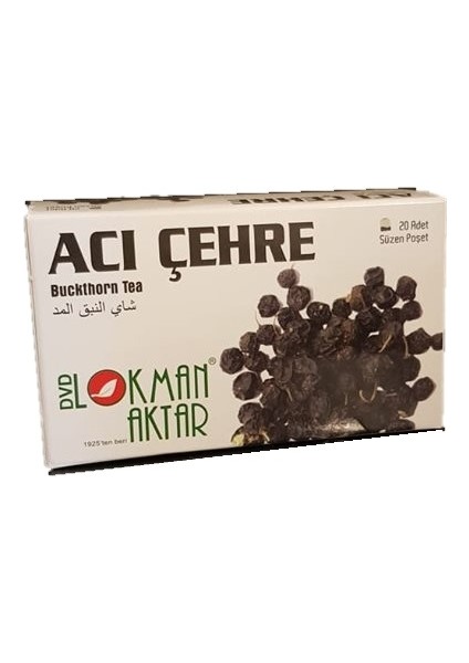 Acı Çehre Çayı 20 Adet Süzen Poşet Net 40 gr