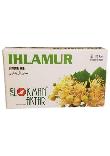 Ihlamur Çayı 20 Adet Süzen Poşet Net 40 gr
