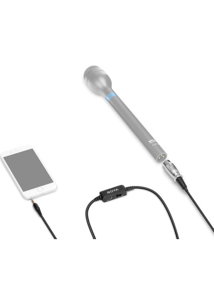 By-Bca6 Xlr Mikrofon Telefon Bağlantı Kablosu