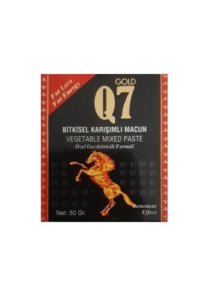 Gold Q7 Ballı Bitkisel Karışım 240 gr