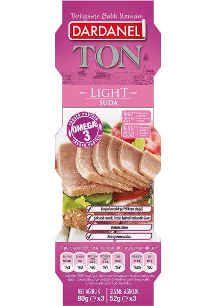 Ton Balığı Light 3x80 g modelleri