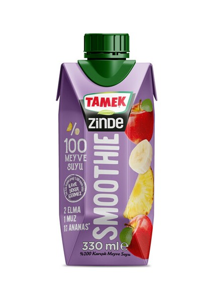 Zinde Smoothie Elma-Muz-Ananas 330 ml