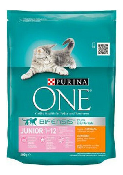 Junior 1-12 Tavuklu Kedi Maması 200 g
