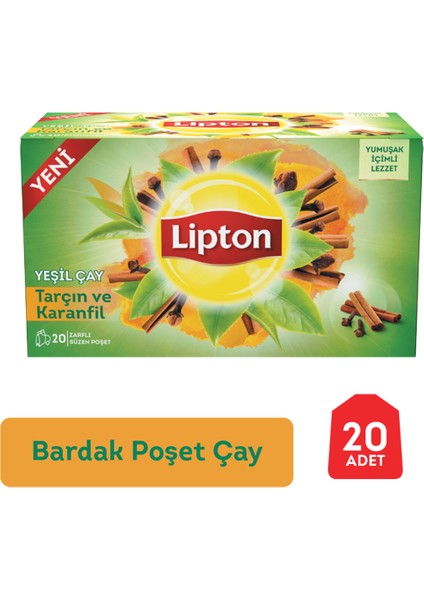 Karanfil Tarçın Yeşil Çay 20'li