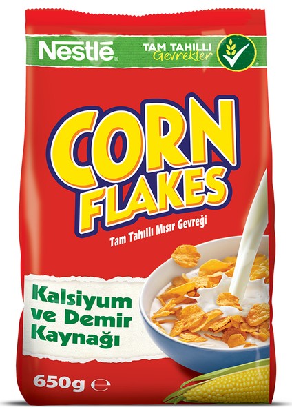 Nestlé Corn Flakes Mısır Gevreği 650 g